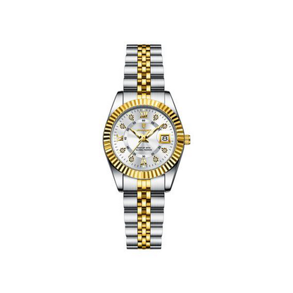 Women's Round Dial Analog Quartz Watch