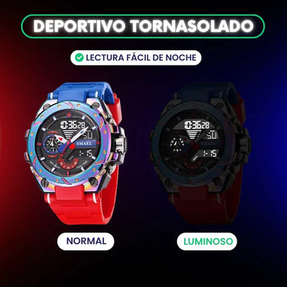 Reloj Smael™ impermeable tornasolado + Caja 🎁