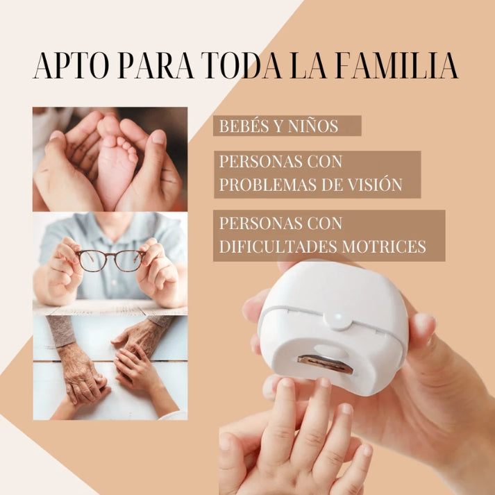 NailPro™ Corta tus uñas SIN riesgo en segundos