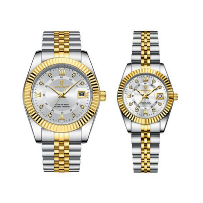 Women's Round Dial Analog Quartz Watch