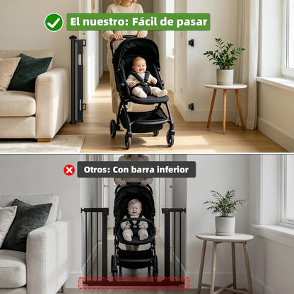Protege a tu bebé de las zonas peligrosas de tu hogar.